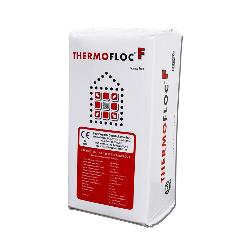 THERMOFLOC Cellulose Building Insulation | Lukács Manufacture